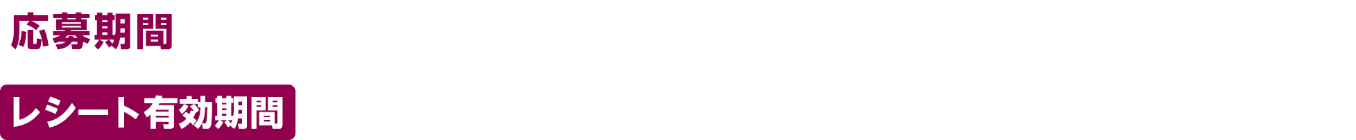 応募期間